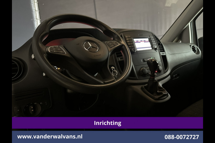 Mercedes-Benz Vito 114 CDI 136pk L2H1 Inrichting Euro6 Airco | Camera | Navigatie | Cruisecontrol | Trekhaak Bijrijdersbank, Achterklep