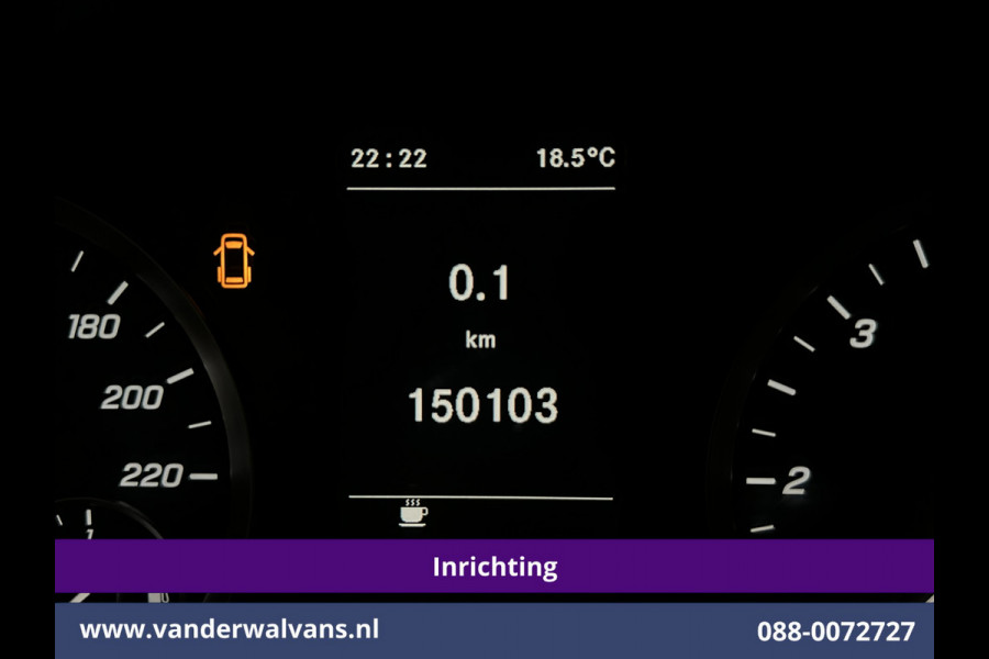 Mercedes-Benz Vito 114 CDI 136pk L2H1 Inrichting Euro6 Airco | Camera | Navigatie | Cruisecontrol | Trekhaak Bijrijdersbank, Achterklep