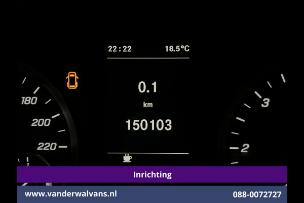 Mercedes-Benz Vito 114 CDI 136pk L2H1 Inrichting Euro6 Airco | Camera | Navigatie | Cruisecontrol | Trekhaak Bijrijdersbank, Achterklep