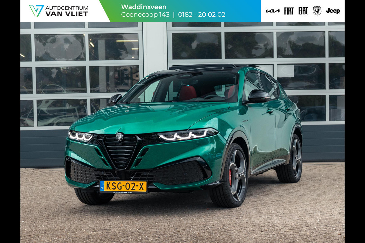 Alfa Romeo Tonale 1.3 Ibrida Plug-In Q4 270pk AWD Veloce | Teck Pack | Schuif/Kanteldak | Harman Kardon | 20"  | Bicolore