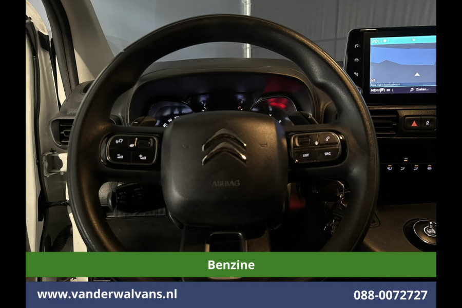 Citroën Berlingo 1.2 PureTech 130pk Automaat Benzine L1H1 Euro6 Airco | 3-Zits | Navigatie | Camera | Cruisecontrol Apple Carplay, Android Auto, Parkeersensoren, Bijrijdersbank