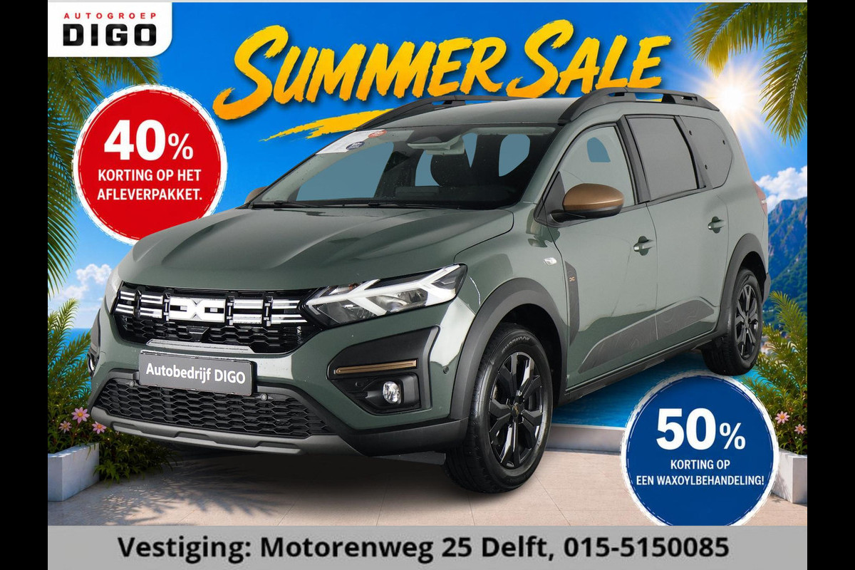 Dacia Jogger 1.0 TCe 110 EXTREME 7 ZITS GARANTIE TOT 2035* . CRUISE CONTROL . DODE HOEK DETECTIE . PARKEERSENSOREN VOOR EN ACHTER .