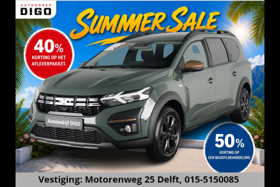 Dacia Jogger 1.0 TCe 110 EXTREME 7 ZITS GARANTIE TOT 2035* . CRUISE CONTROL . DODE HOEK DETECTIE . PARKEERSENSOREN VOOR EN ACHTER .