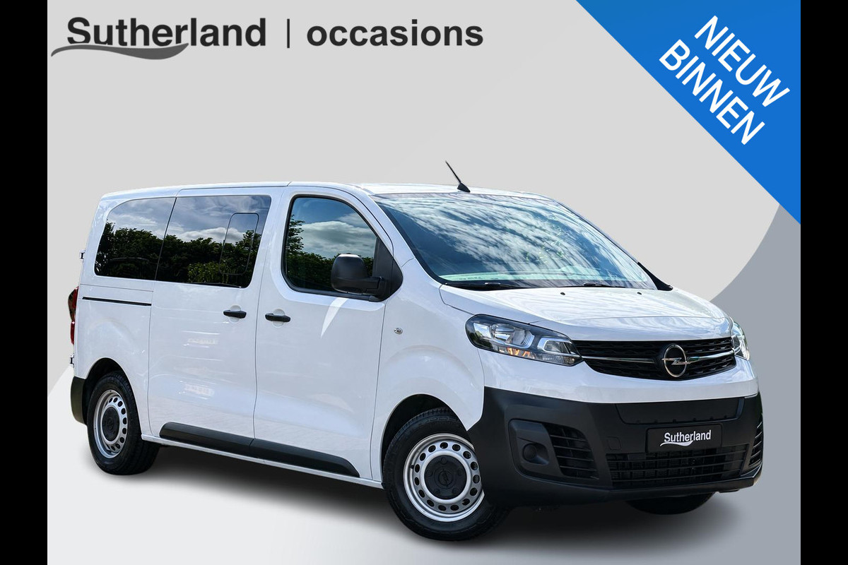 Opel Vivaro-e Combi L2H1 50 kWh 136 PK | 9.585 KM! | Climate Control | 9-persoons | Dubbele Zij-Schuifdeur | Privacy-Glass