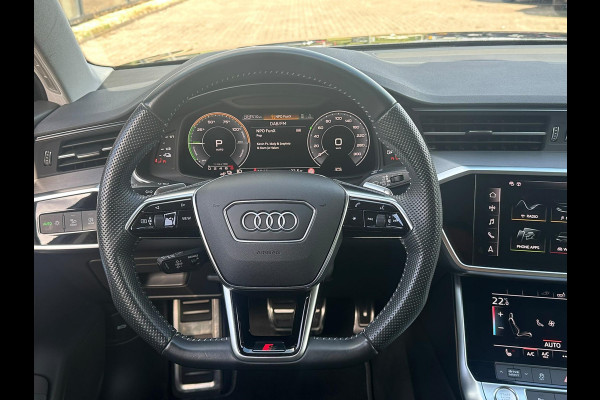 Audi A6 Limousine 55 TFSI e quattro Competition S Line 367 PK | Adaptive cruise control | Wegklapbare trekhaak | 360 Camera | Stoelverwarming | LED | CarPlay | Virtual Cockpit