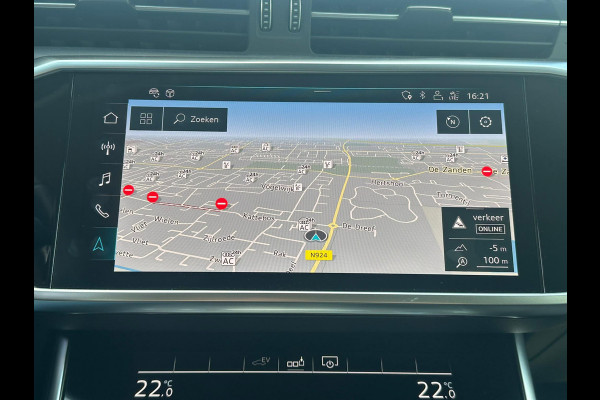 Audi A6 Limousine 55 TFSI e quattro Competition S Line 367 PK | Adaptive cruise control | Wegklapbare trekhaak | 360 Camera | Stoelverwarming | LED | CarPlay | Virtual Cockpit