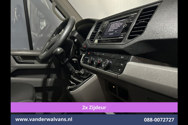 Volkswagen Crafter 2.0 TDI 141pk L4H3 L3H2 Euro6 Airco | 2x zijdeur | Camera | Apple Carplay | Android Auto Parkeersensoren, 3000kg trekvermogen, Bijrijdersbank