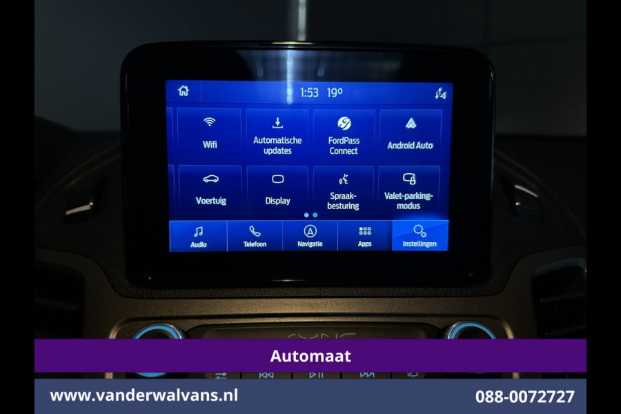 Ford Transit Connect 1.5 EcoBlue 120pk Automaat L2H1 Inrichting Euro6 Airco | Camera | Navigatie | LM Velgen Cruisecontrol, Android Auto, Stoelverwarming, Verwarmde voorruit, Parkeersensoren