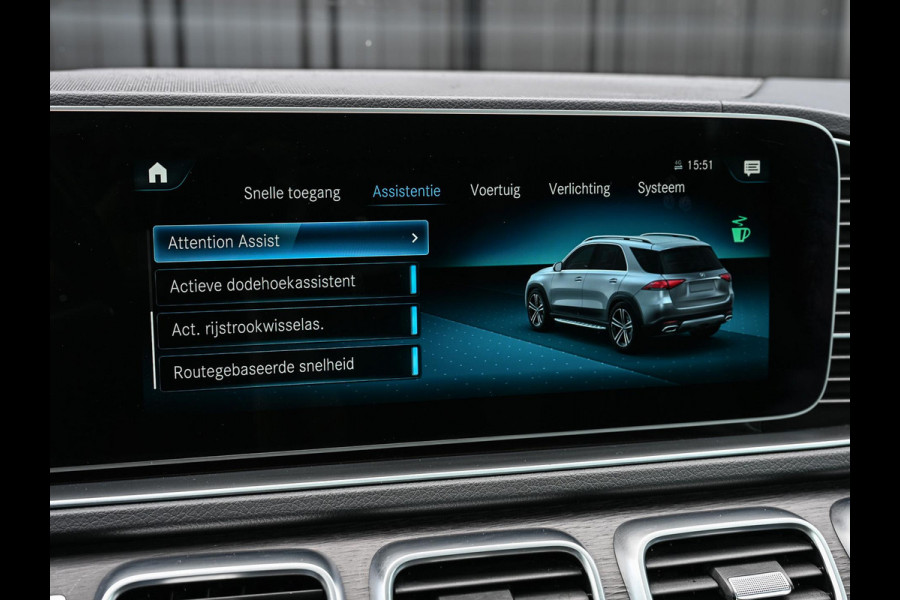Mercedes-Benz GLE 350 e 4MATIC AMG Line | Panoramadak | HUD | 360 Camera | Stoelventilatie + Massage | Burmester | Night Pakket | Advanced Distronic | Trekhaak | Ambiance Interieur |