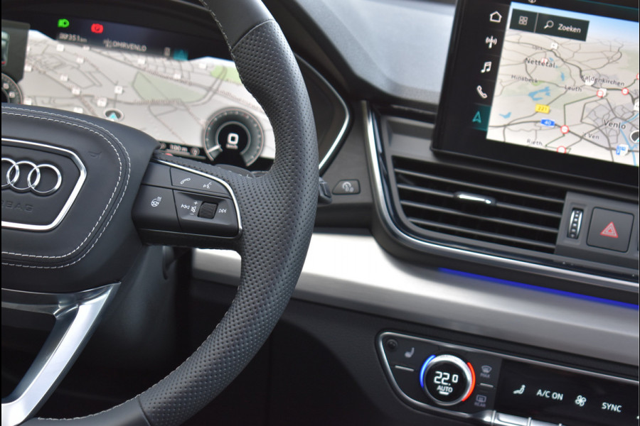 Audi Q5 55 TFSI e S-Line 367 Pk Pano RS-Stoel Lucht Keyless 360 Camera HUD 20 Inch