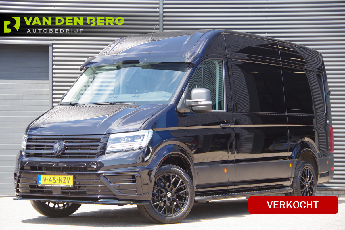Volkswagen Crafter 35 2.0 TDI L3H3(L2H2) BLACK EDITION! AUT. LED, TREKHAAK, BETIMMERING, STOELVERWARMING, GEVEERDE ERGO COMFORT STOEL, CAMERA, NAVI