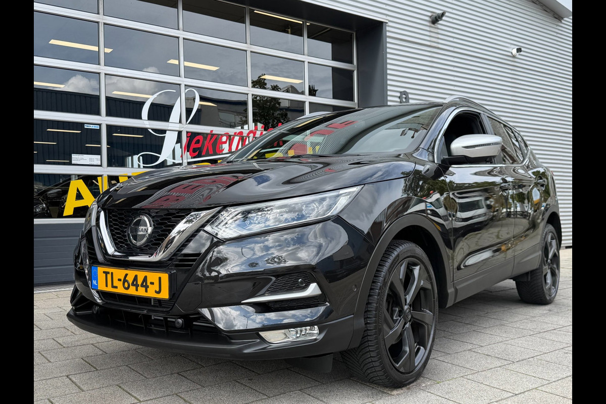 Nissan QASHQAI 1.2 Tekna + - Panorama dak I Navigatie I Airco I Leer I Sport pakket + Velgen 19 inch I Dealer onderhouden