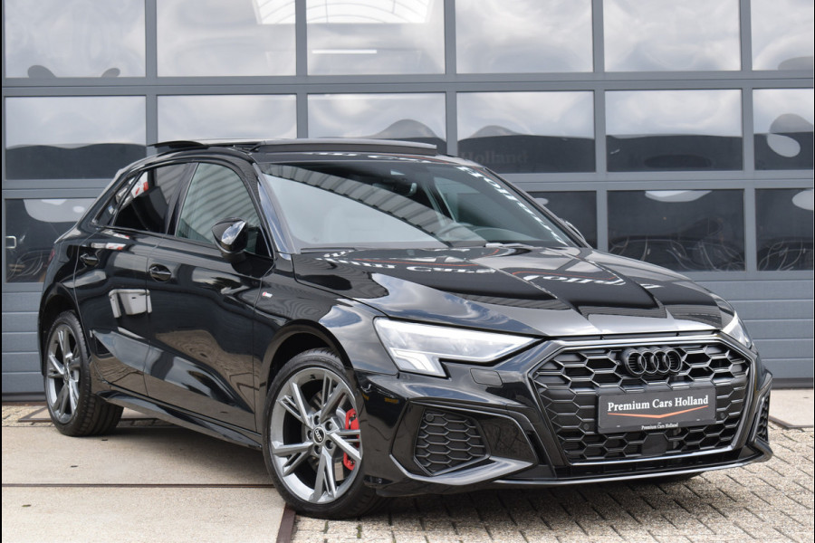 Audi A3 Sportback 45 TFSI e S-Line 245 Pk Pano Memory Leder Sfeerverlichting Full Led Keyless 18 Inch