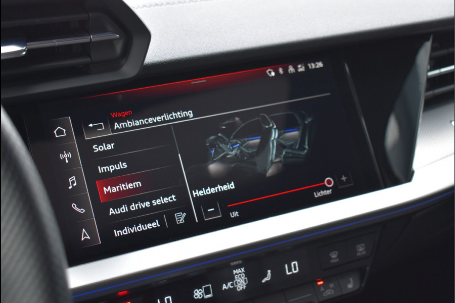 Audi A3 Sportback 45 TFSI e S-Line 245 Pk Pano Memory Leder Sfeerverlichting Full Led Keyless 18 Inch