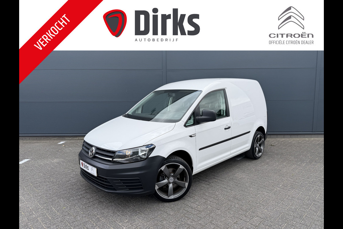 Volkswagen Caddy 2.0 TDI L1H1 Business (Trekhaak - Lichtmetalen velgen - Airco - Zijschuifdeur - Houten vloer - Lat om Lat - Ramen in achterdeur