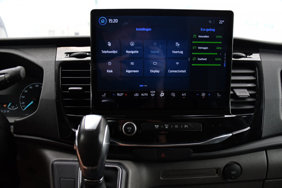 Ford Transit 350 2.0 TDCI L2H2 PB Edition Camera, Cruise, Carplay, 170pk, Stoelverwarming, Automaat, 2 x schuifdeur, LED, Sensoren, Multimedia, Uniek!
