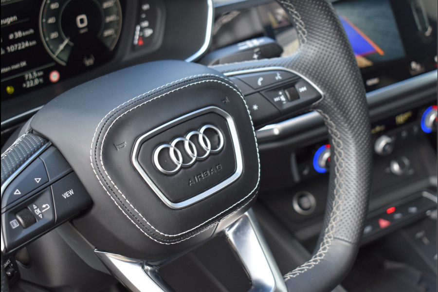 Audi Q3 Sportback 45 TFSI e S-Line 245 Pk Pano Memory Sfeer Leder Matrix Led Keyless Camera Trekhaak 20 Inch
