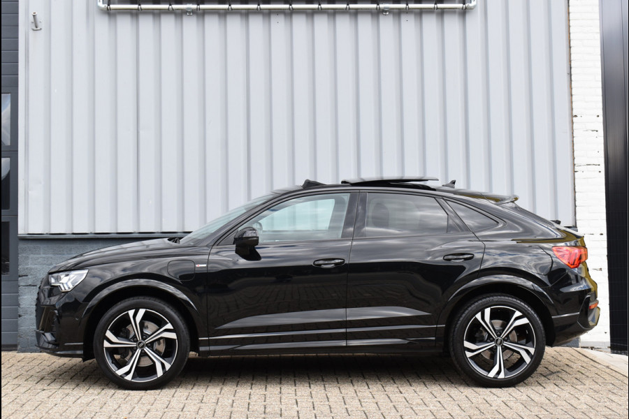 Audi Q3 Sportback 45 TFSI e S-Line 245 Pk Pano Memory Sfeer Leder Matrix Led Keyless Camera Trekhaak 20 Inch