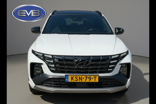 Hyundai Tucson 1.6 T-GDI PHEV N Line Sky 4WD, panoramadak, 360 camera, lederen sportinterieur, afn.trekhaak, vol opties! 1 e eigen