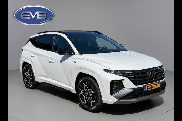 Hyundai Tucson 1.6 T-GDI PHEV N Line Sky 4WD, panoramadak, 360 camera, lederen sportinterieur, afn.trekhaak, vol opties! 1 e eigen