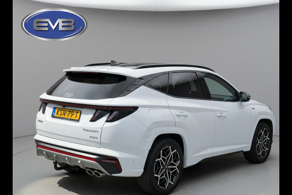 Hyundai Tucson 1.6 T-GDI PHEV N Line Sky 4WD, panoramadak, 360 camera, lederen sportinterieur, afn.trekhaak, vol opties! 1 e eigen