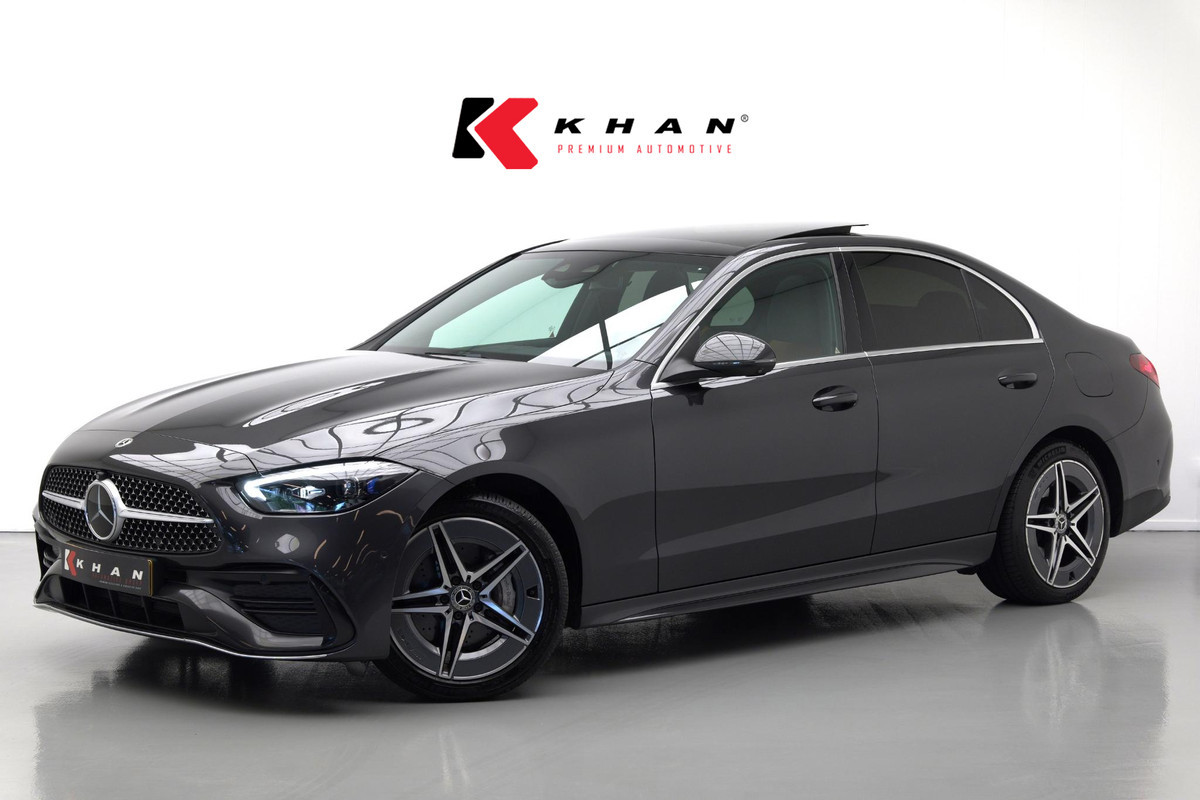 Mercedes-Benz C-Klasse C300e AMG Line |Pano|Burmester|Ambient|Trekhaak|Leder|