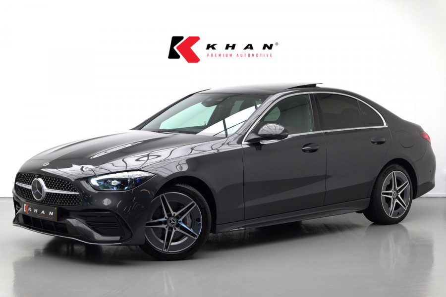 Mercedes-Benz C-Klasse C300e AMG Line |Pano|Burmester|Ambient|Trekhaak|Leder|