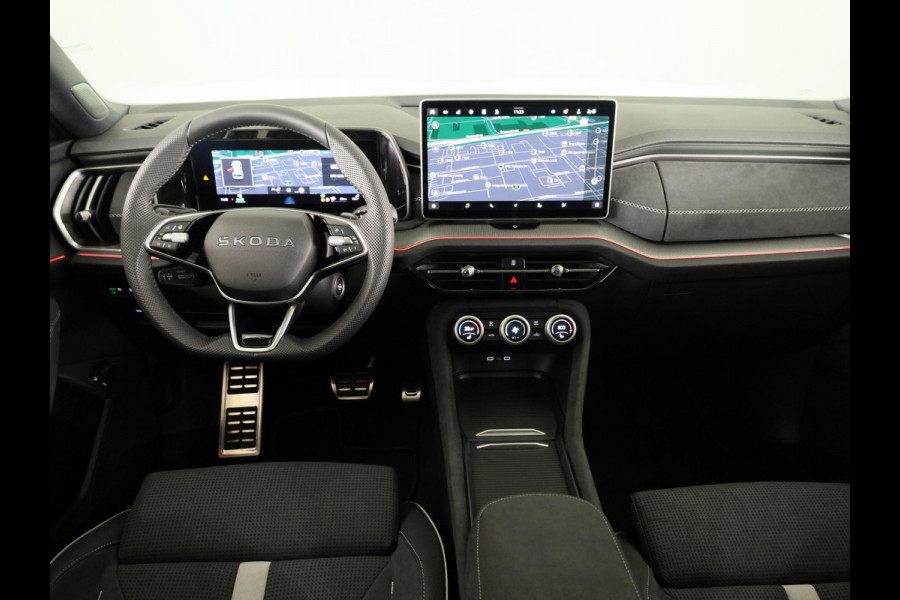 Škoda Kodiaq Sportline Business PHEV 1.5 TSI 204pk DSG | Panoramadak | Wegklapbare trekhaak | 20 inch lichtmetalen velgen| Winter pakket | Verwarmbare vooruit