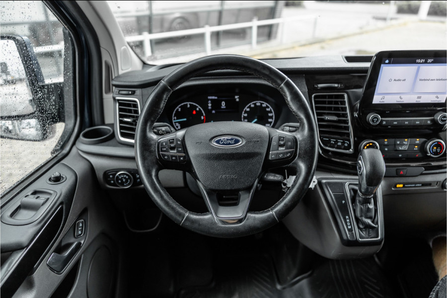 Ford Transit Custom 290 2.0 TDCI Sport | Marge | BTW & BPM Vrij | Bi-Xenon | Navigatie | CarPlay | Camera | Elek stoelen | Stoelverwarming | Trekhaak | DAB | Nieuwe APK