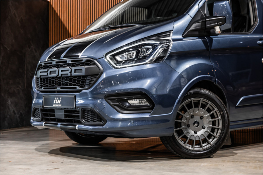 Ford Transit Custom 290 2.0 TDCI Sport | Marge | BTW & BPM Vrij | Bi-Xenon | Navigatie | CarPlay | Camera | Elek stoelen | Stoelverwarming | Trekhaak | DAB | Nieuwe APK