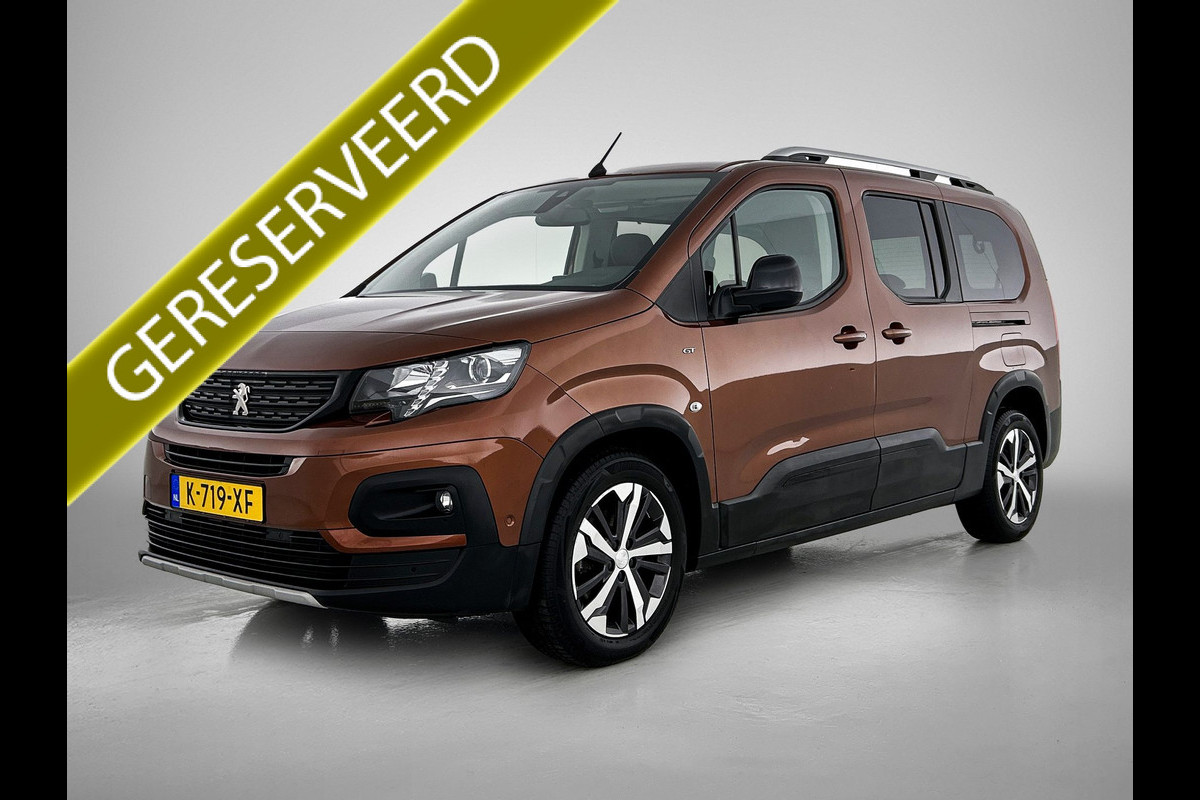 Peugeot Rifter Long 1.2 131PK Automaat GT 7pers. * Distributie vv.bij 95Dkm * / Trekhaak / Airco-ecc. / Pdc+Camera / Navigatie / 2xSchuifdeur / Apk 03-2027