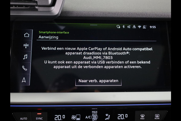 Audi A3 Limousine 30 TFSI S edition 110pk | Panoramadak | Verwarmbare voorstoelen | S-line interieur | 18 inch lichtmetalen velgen | Parkeercamera | B&O Audio