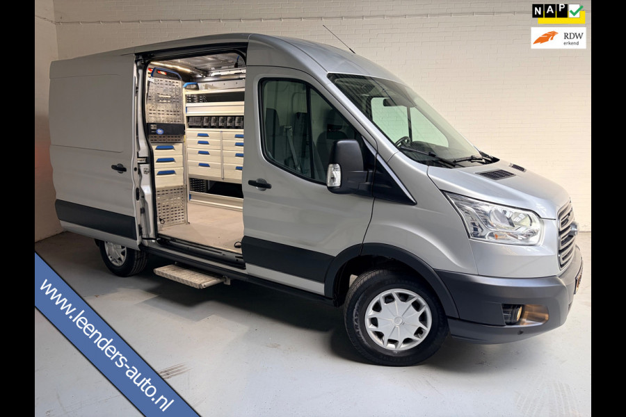 Ford Transit Automaat Servicewagen 350 2.0 TDCI 131PK euro6 L2H2 3Persoons Trend, Sortimo werkplaats inrichting, RIJKLAARPRIJS