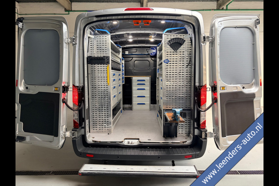 Ford Transit Automaat Servicewagen 350 2.0 TDCI 131PK euro6 L2H2 3Persoons Trend, Sortimo werkplaats inrichting, RIJKLAARPRIJS