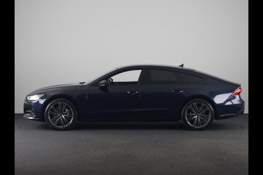 Audi A7 Sportback 50 TFSI e quattro Pro Line 299pk | Lederen bekleding | Head up Display | Wegklapbare trekhaak  | 20 inch Lichtmetalen velgen | Verlengde garantie | Stoelverwarming