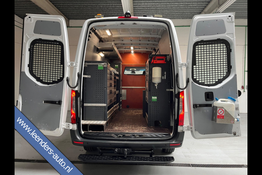 Mercedes-Benz Sprinter Automaat Servicewagen 314 2.2 CDI 140PK L2H2 euro6 BOTT, Victron V230, Standkachel Trekhaak RIJKLAARPRIJS