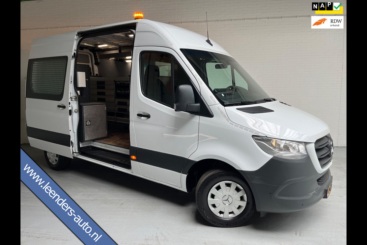 Mercedes-Benz Sprinter Automaat Servicewagen 314 2.2 CDI 140PK L2H2 euro6 BOTT, Victron V230, Standkachel Trekhaak RIJKLAARPRIJS