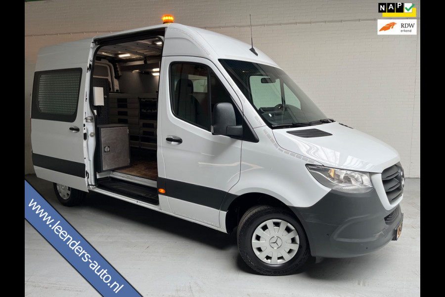 Mercedes-Benz Sprinter Automaat Servicewagen 314 2.2 CDI 140PK L2H2 euro6 BOTT, Victron V230, Standkachel Trekhaak RIJKLAARPRIJS