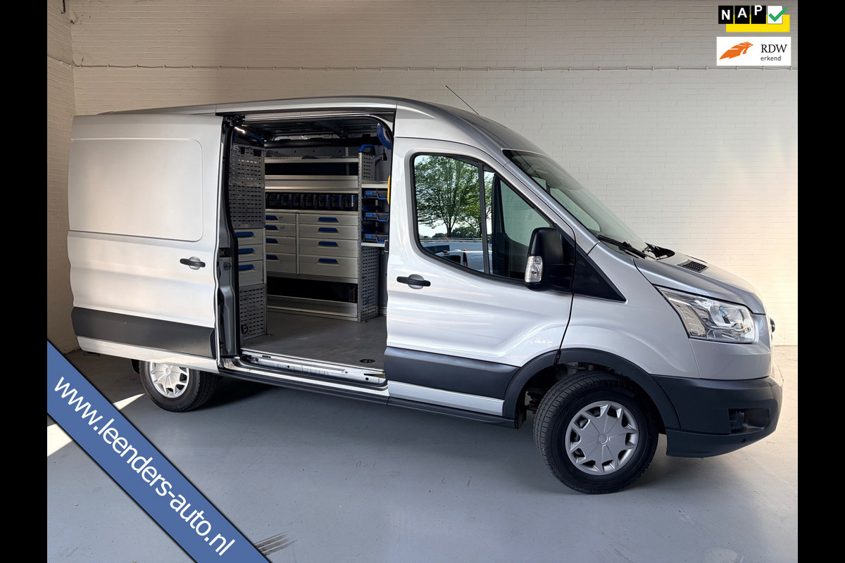 Ford Transit Automaat Servicewagen 350 2.0 TDCI 131PK euro6 L2H2 3Persoons Trend, Sortimo werkplaats inrichting, RIJKLAARPRIJS
