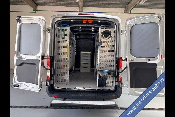 Ford Transit Automaat Servicewagen 350 2.0 TDCI 131PK euro6 L2H2 3Persoons Trend, Sortimo werkplaats inrichting, RIJKLAARPRIJS
