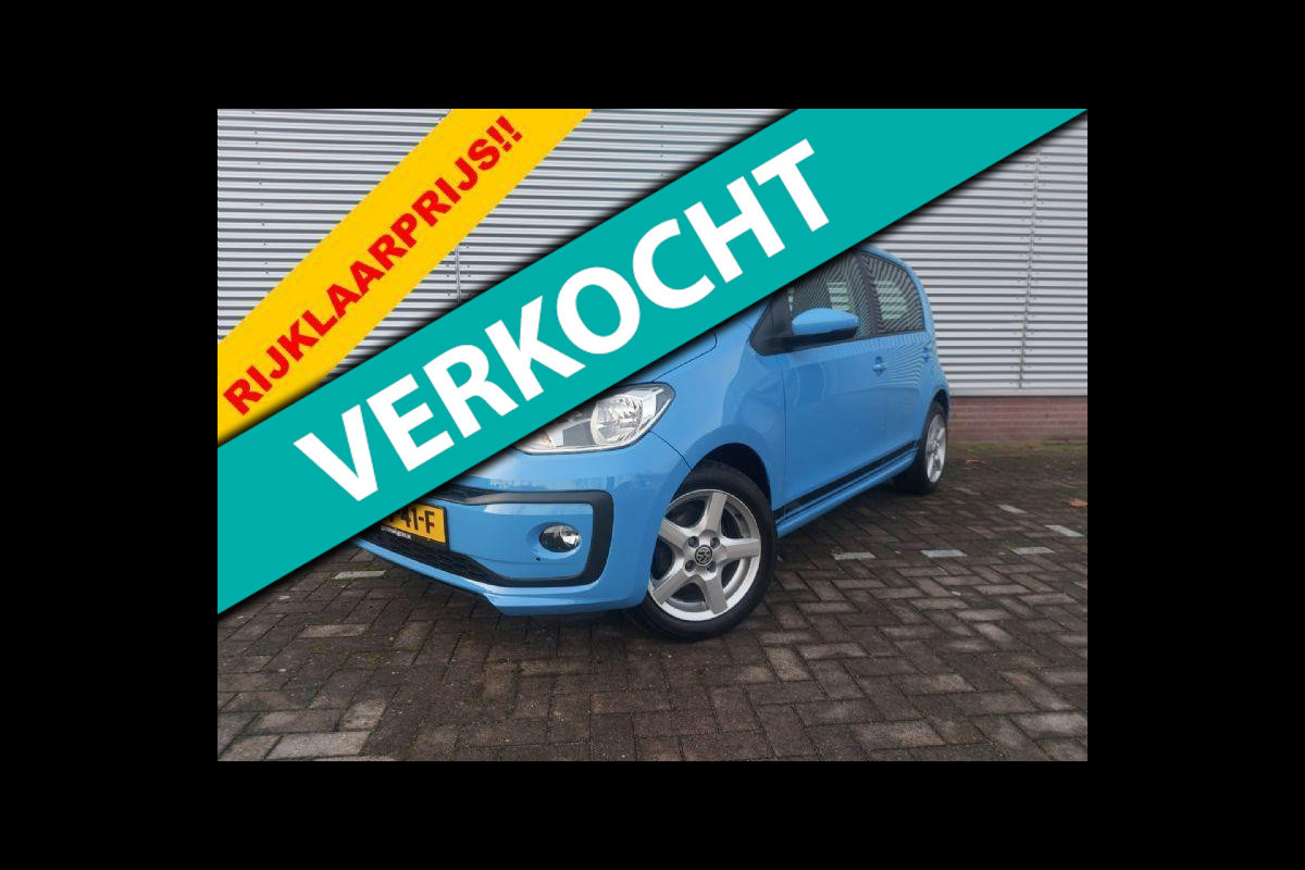 Volkswagen up! 1.0 BMT take up!, airco ,lane assist,cruisecontrol, stoelverwarming, achteruitrijcamera, parkeersensoren achter,