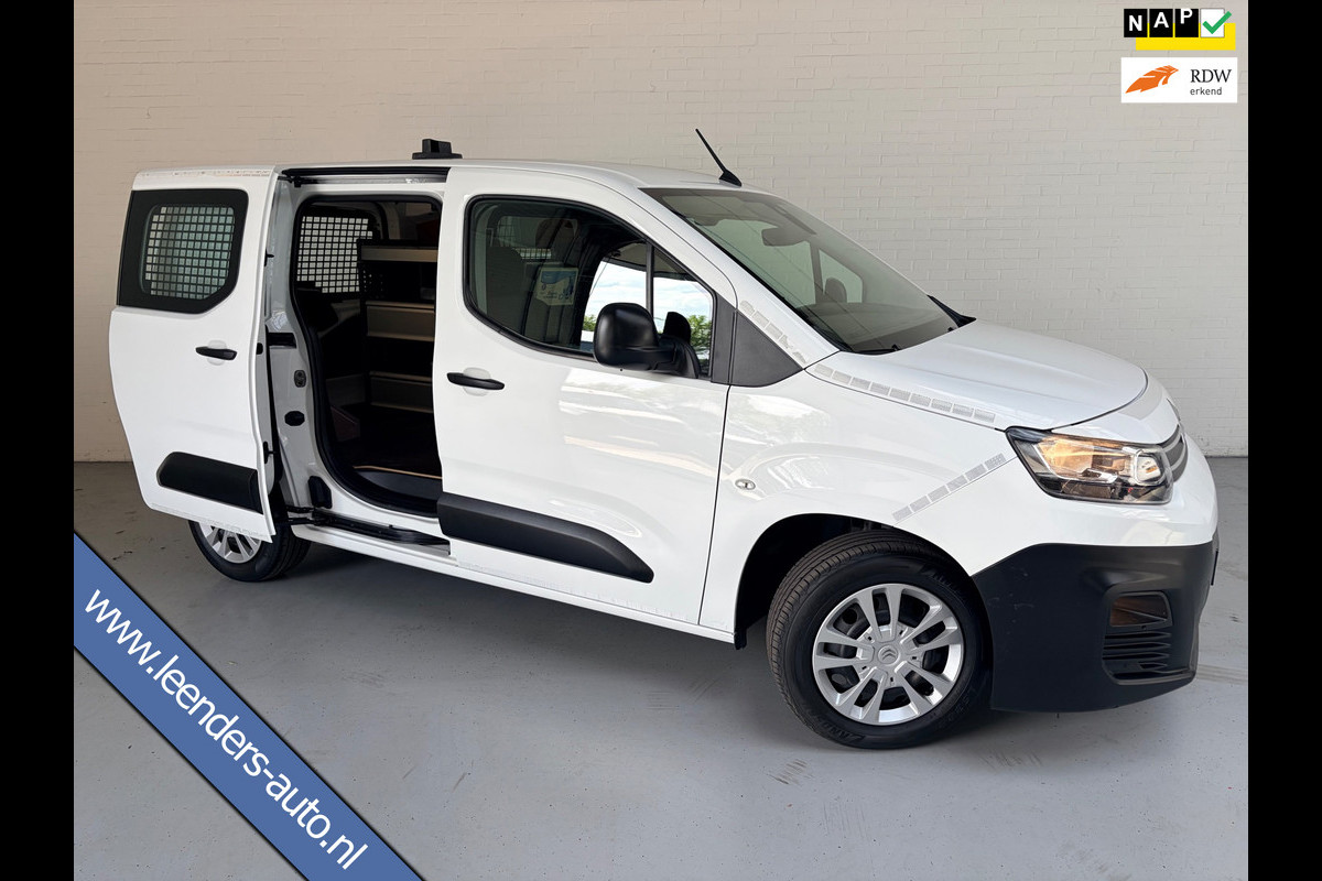 Citroën Berlingo Servicewagen automaat 1.5 BlueHDI 130pk L1H1 BOTT inrichting, Victron omvormer v230, Standkachel, RIJKLAARPRIJS!