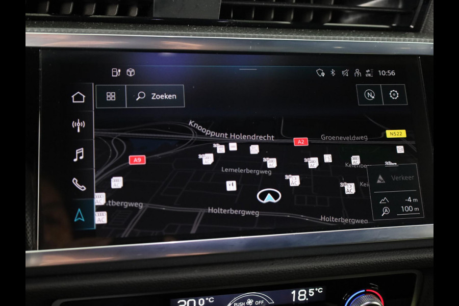 Audi Q3 45 TFSI e S edition 245 pk S-tronic | Navigatie | Parkeersensoren | Achteruitrijcamera | Matrix LED koplampen | Lichtmetalen velgen 20" | Elektr. voorstoelen | S-Line |
