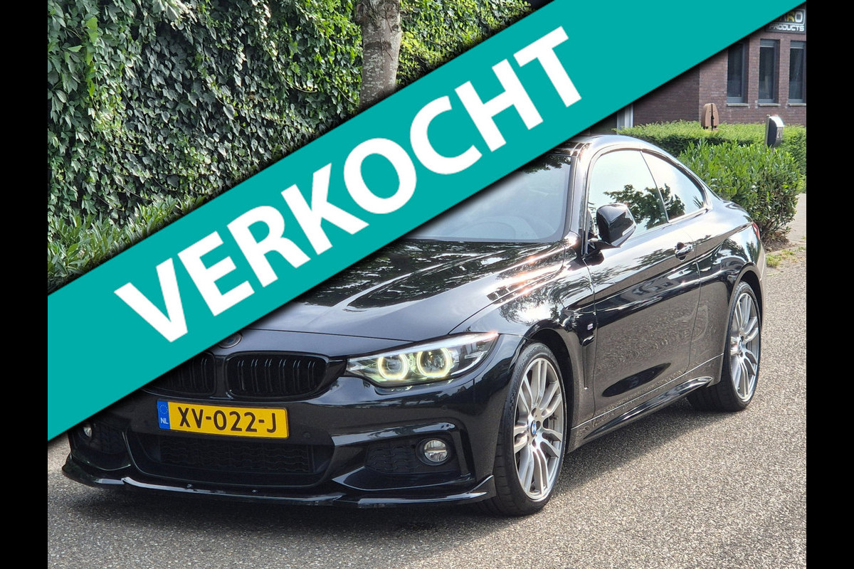 BMW 4 Serie Coupé 420i M Sport High Executive Schuifdak H&K Apple CarPlay Virtual dash NAP M Remmerij 100% OH 420i High Executive