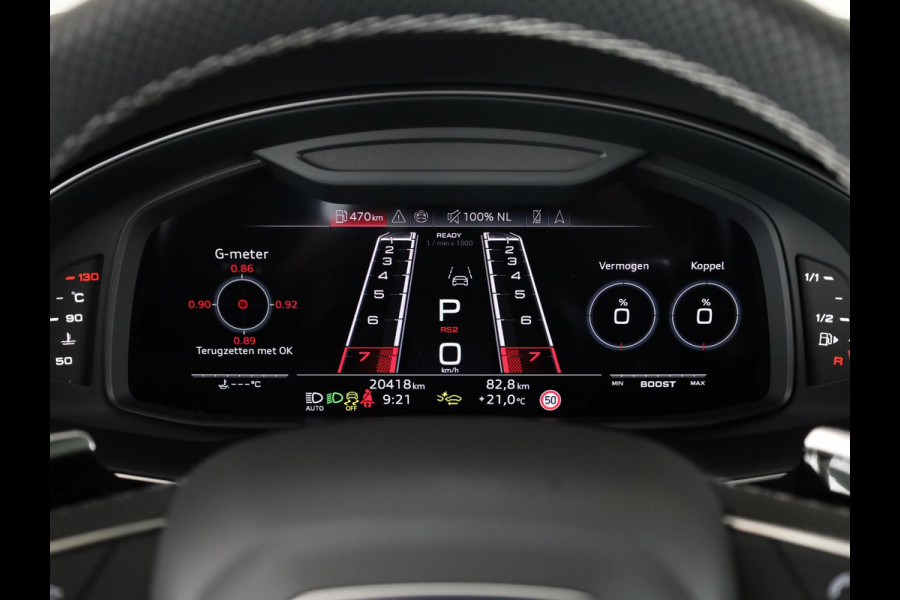 Audi RS Q8 4.0 TFSI quattro Performance 640pk | Panoramadak  | B&O Advanced | Keramisch | Vierwiel besturing | HD Matrix Laser | Head up Display | | Stoelverwarming/koeling + massage | Trekhaak wegklapbaar |
