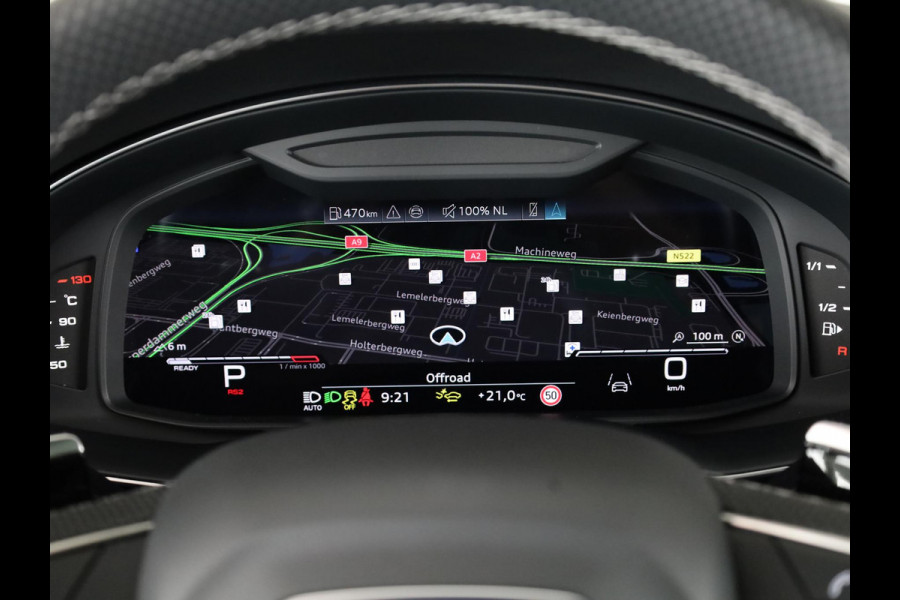 Audi RS Q8 4.0 TFSI quattro Performance 640pk | Panoramadak  | B&O Advanced | Keramisch | Vierwiel besturing | HD Matrix Laser | Head up Display | | Stoelverwarming/koeling + massage | Trekhaak wegklapbaar |