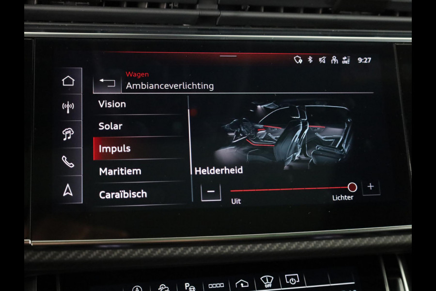 Audi RS Q8 4.0 TFSI quattro Performance 640pk | Panoramadak  | B&O Advanced | Keramisch | Vierwiel besturing | HD Matrix Laser | Head up Display | | Stoelverwarming/koeling + massage | Trekhaak wegklapbaar |