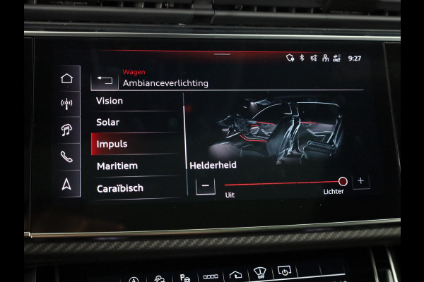 Audi RS Q8 4.0 TFSI quattro Performance 640pk | Panoramadak  | B&O Advanced | Keramisch | Vierwiel besturing | HD Matrix Laser | Head up Display | | Stoelverwarming/koeling + massage | Trekhaak wegklapbaar |