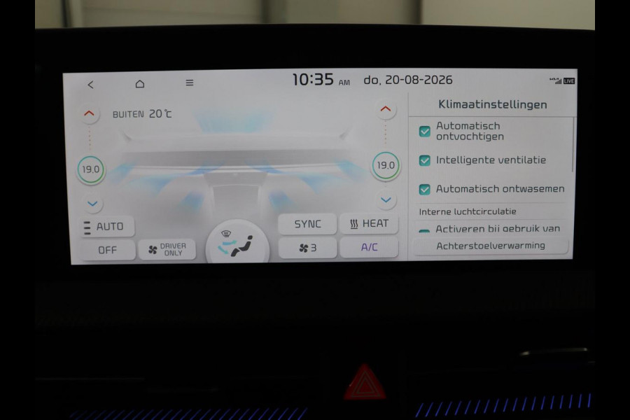 Kia EV6 GT-Line 77.4 kWh | SOH 95,1% | Panoramadak | Memory | Stuur/stoel verwarming | Stoel ventilatie| Meridian sound | Adaptive cruise | Head-up | Carplay | Sfeerverlichting | 360 camera | Park assist
