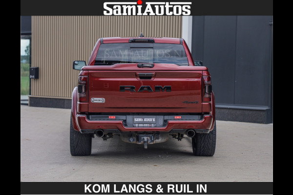 Dodge Ram LONGHORN | WIDE BODY | 5.7 V8 | BREDE WIELEN | BOM VOL | HUD | BRUIN LEDER | LUCHTVERING | PANODAK | RONDOM CAMERA | OPEN UITLAA DUBBELE CABINE | 5 PERSOONS | CREW CAB DC | SPECIAL ONE | DEALER ONDERHOUDEN | Eerste eigenaar |